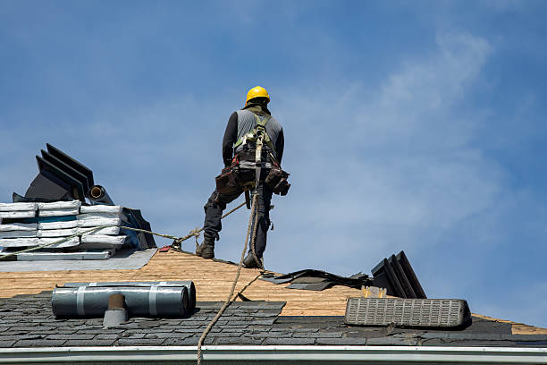 Professional Roofing technician working in Miley, SC